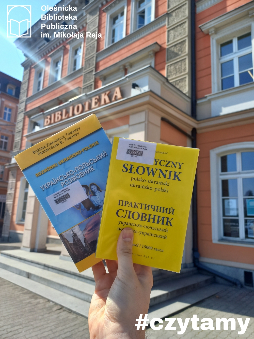 Okładki rozmówek i słowników ukraińsko-polskich